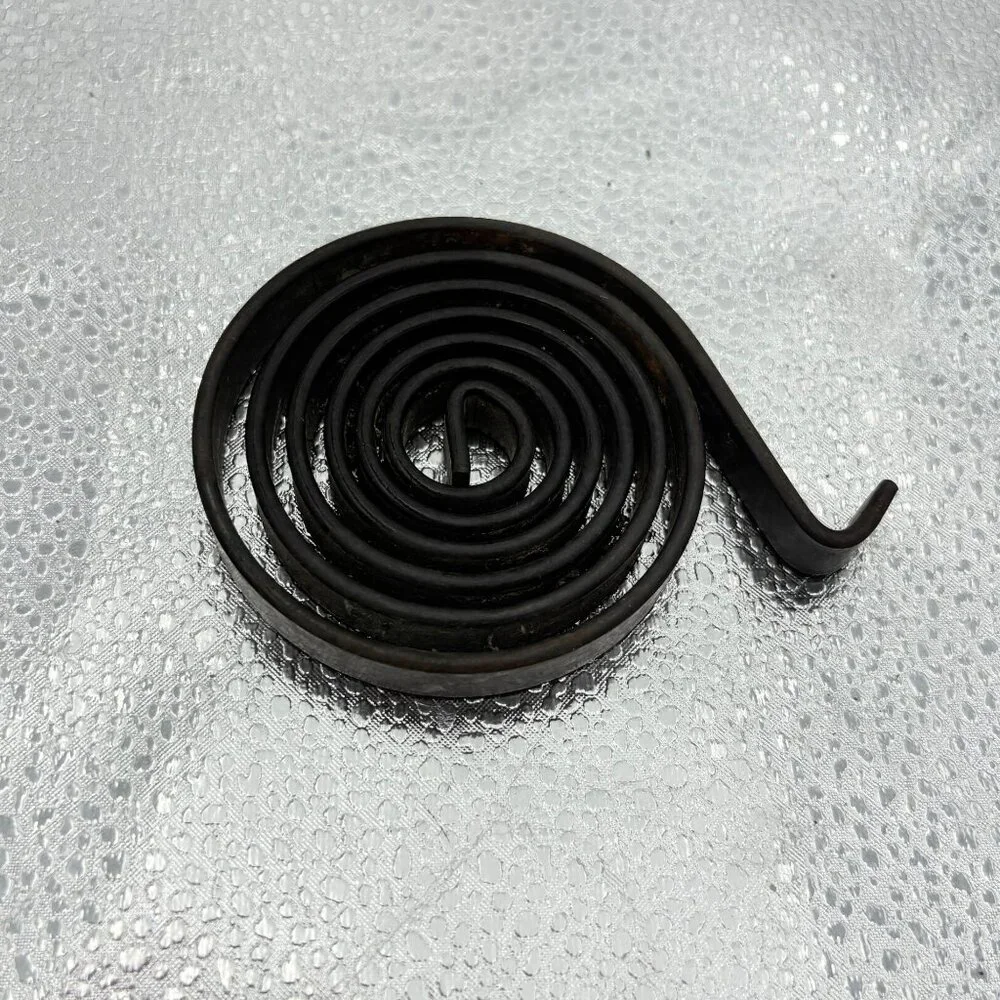 Vintage Cast Iron Spiral Spring Steampunk Paperweight Industrial Rustic Workshop
